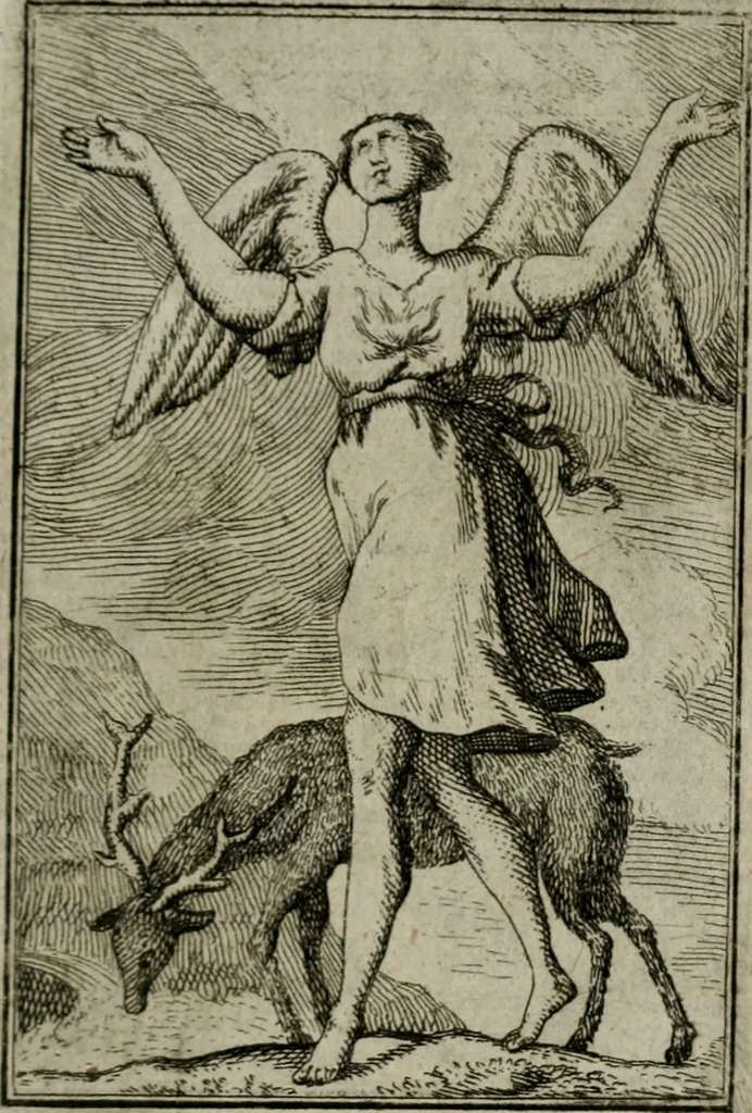 An illustration from Iconologie tirée de divers auteurs. Ouvrage utile aux gens de lettres, aux poëtes, aux artistes, & généralement à tous les amateurs des beaux-arts, 1766, leaf 168