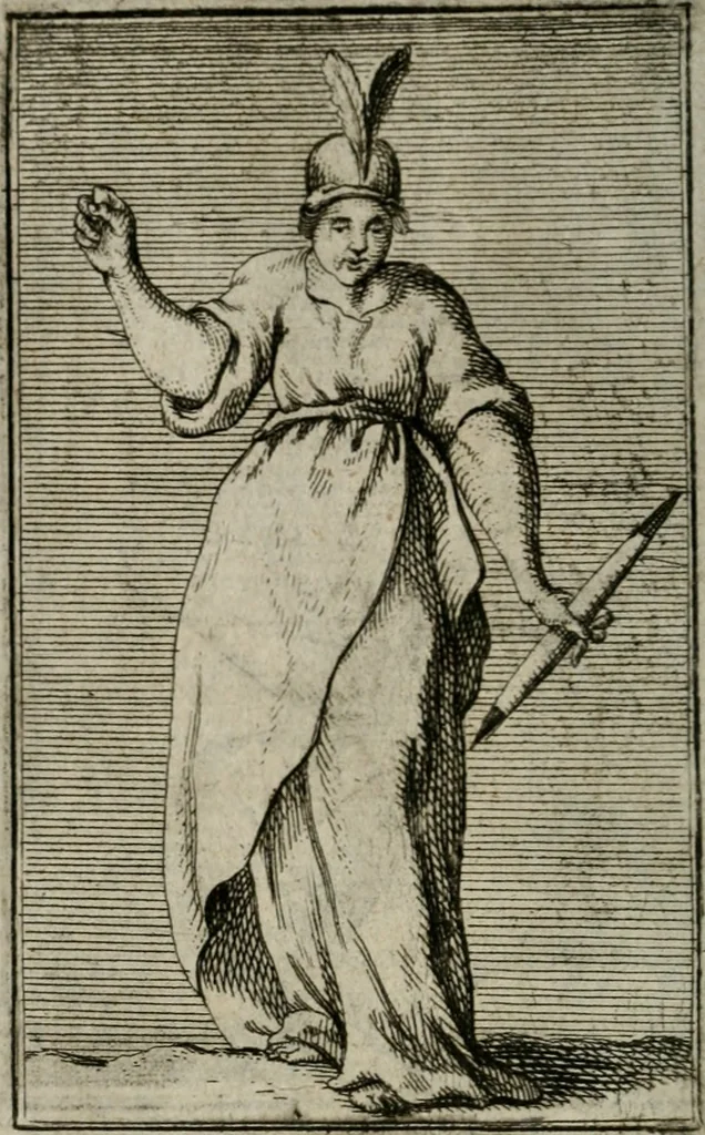 An illustration from Iconologie tirée de divers auteurs. Ouvrage utile aux gens de lettres, aux poëtes, aux artistes, & généralement à tous les amateurs des beaux-arts, 1766, leaf 175