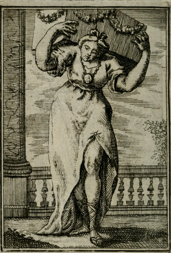 An illustration from Iconologie tirée de divers auteurs. Ouvrage utile aux gens de lettres, aux poëtes, aux artistes, & généralement à tous les amateurs des beaux-arts, 1766, leaf 177