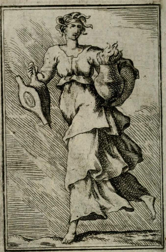 An illustration from Iconologie tirée de divers auteurs. Ouvrage utile aux gens de lettres, aux poëtes, aux artistes, & généralement à tous les amateurs des beaux-arts, 1766, leaf 179
