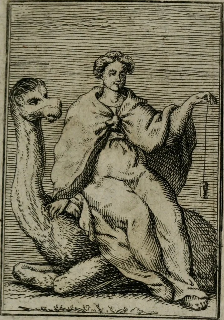 An illustration from Iconologie tirée de divers auteurs. Ouvrage utile aux gens de lettres, aux poëtes, aux artistes, & généralement à tous les amateurs des beaux-arts, 1766, leaf 180