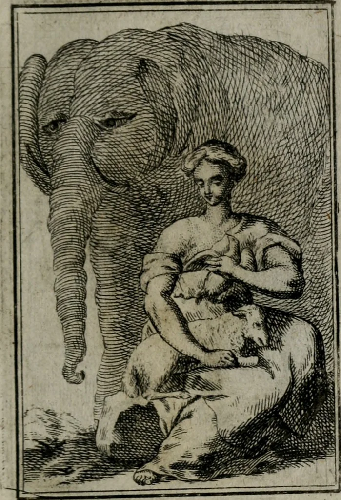 An illustration from Iconologie tirée de divers auteurs. Ouvrage utile aux gens de lettres, aux poëtes, aux artistes, & généralement à tous les amateurs des beaux-arts, 1766, leaf 188