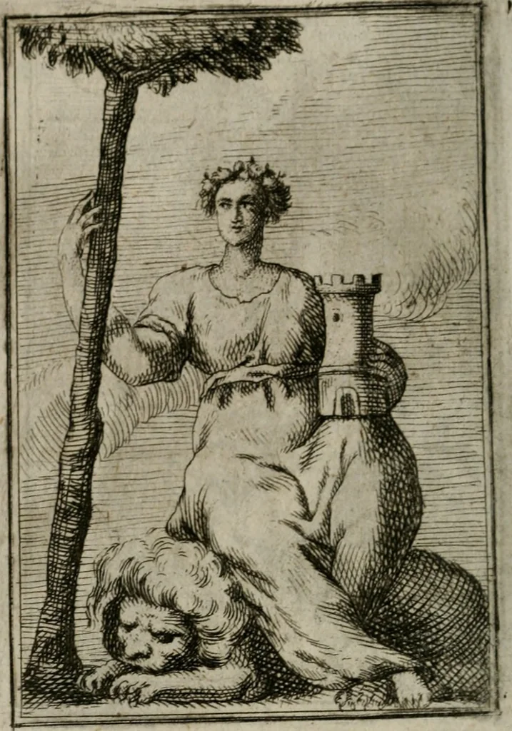 An illustration from Iconologie tirée de divers auteurs. Ouvrage utile aux gens de lettres, aux poëtes, aux artistes, & généralement à tous les amateurs des beaux-arts, 1766, leaf 199