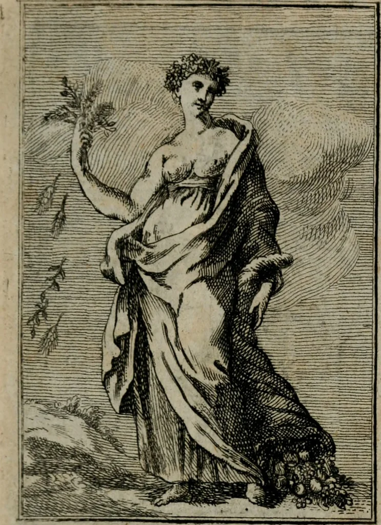 An illustration from Iconologie tirée de divers auteurs. Ouvrage utile aux gens de lettres, aux poëtes, aux artistes, & généralement à tous les amateurs des beaux-arts, 1766, leaf 20