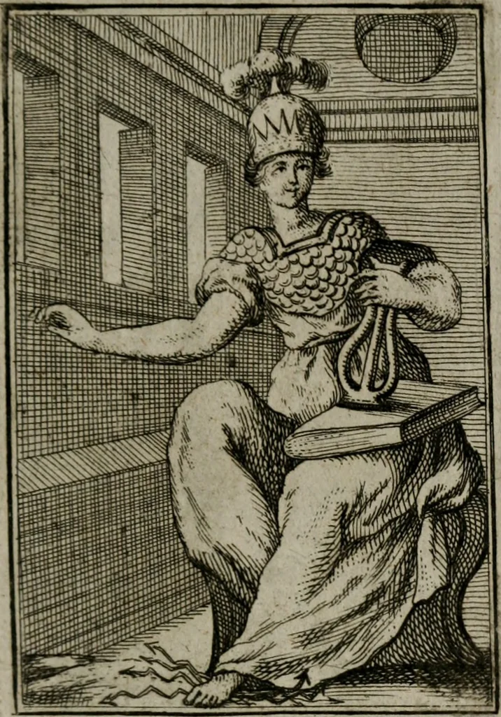 An illustration from Iconologie tirée de divers auteurs. Ouvrage utile aux gens de lettres, aux poëtes, aux artistes, & généralement à tous les amateurs des beaux-arts, 1766, leaf 200