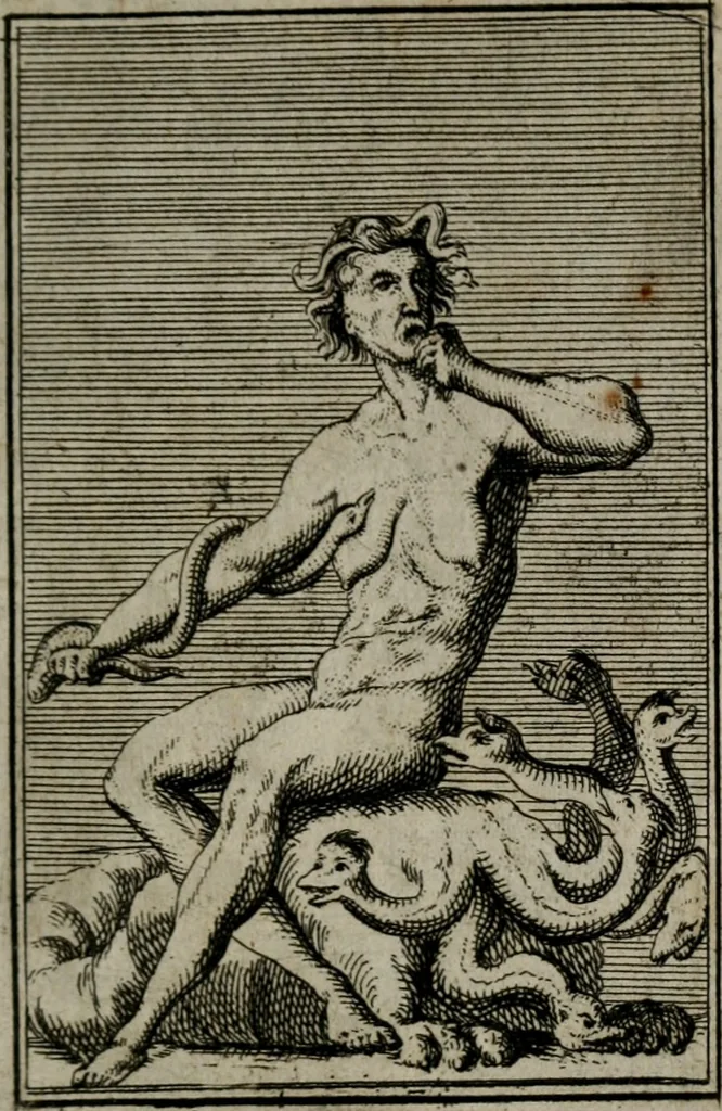 An illustration from Iconologie tirée de divers auteurs. Ouvrage utile aux gens de lettres, aux poëtes, aux artistes, & généralement à tous les amateurs des beaux-arts, 1766, leaf 202