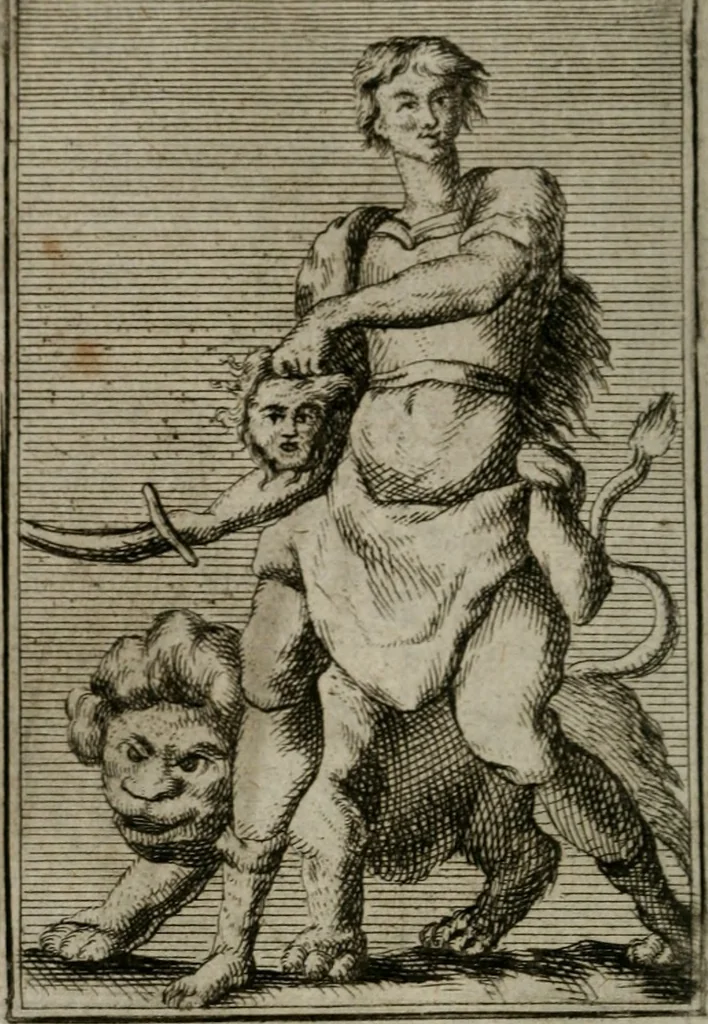 An illustration from Iconologie tirée de divers auteurs. Ouvrage utile aux gens de lettres, aux poëtes, aux artistes, & généralement à tous les amateurs des beaux-arts, 1766, leaf 203