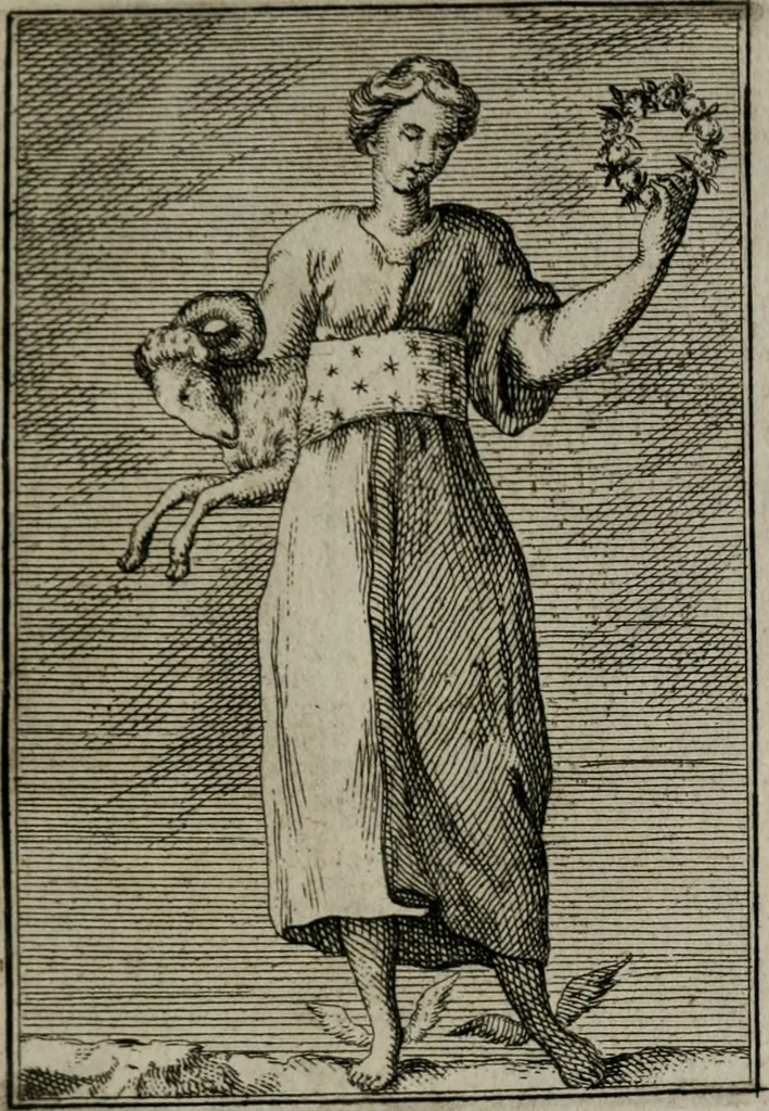 An illustration from Iconologie tirée de divers auteurs. Ouvrage utile aux gens de lettres, aux poëtes, aux artistes, & généralement à tous les amateurs des beaux-arts, 1766, leaf 206