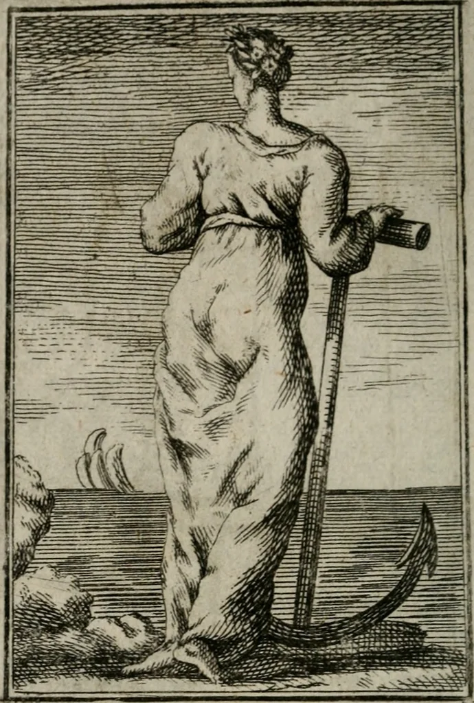 An illustration from Iconologie tirée de divers auteurs. Ouvrage utile aux gens de lettres, aux poëtes, aux artistes, & généralement à tous les amateurs des beaux-arts, 1766, leaf 209