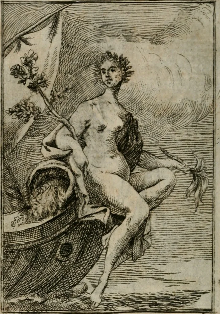 An illustration from Iconologie tirée de divers auteurs. Ouvrage utile aux gens de lettres, aux poëtes, aux artistes, & généralement à tous les amateurs des beaux-arts, 1766, leaf 21
