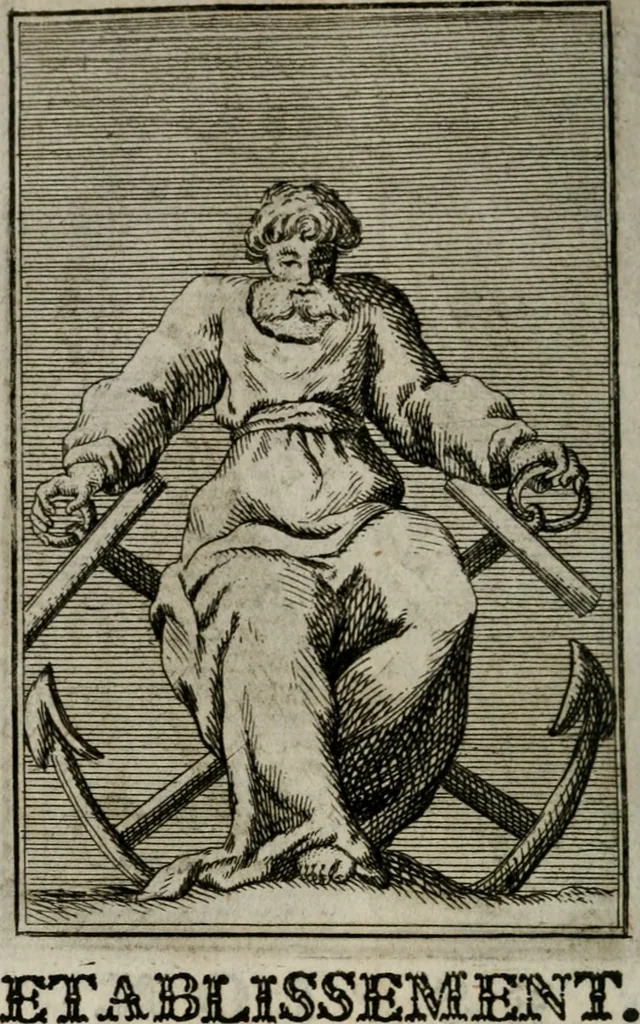 An illustration from Iconologie tirée de divers auteurs. Ouvrage utile aux gens de lettres, aux poëtes, aux artistes, & généralement à tous les amateurs des beaux-arts, 1766, leaf 213