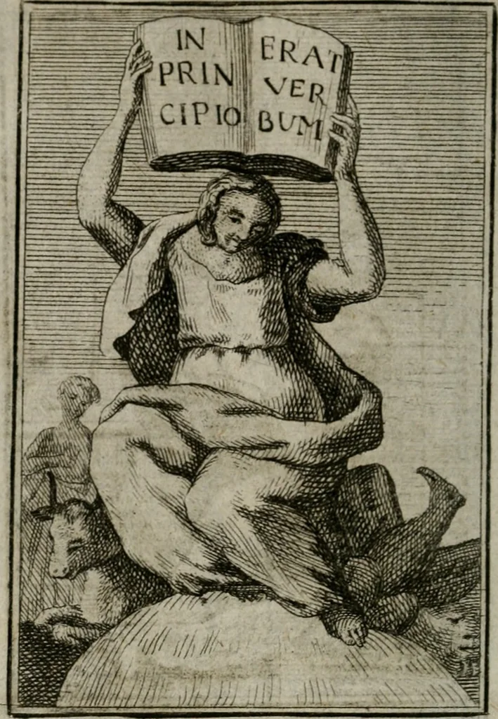 An illustration from Iconologie tirée de divers auteurs. Ouvrage utile aux gens de lettres, aux poëtes, aux artistes, & généralement à tous les amateurs des beaux-arts, 1766, leaf 217