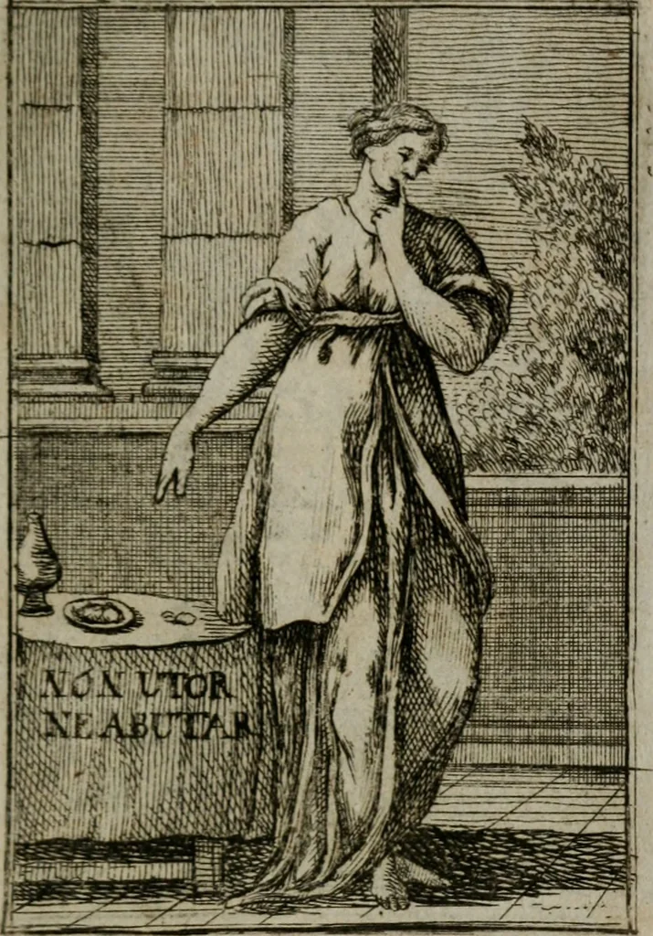 An illustration from Iconologie tirée de divers auteurs. Ouvrage utile aux gens de lettres, aux poëtes, aux artistes, & généralement à tous les amateurs des beaux-arts, 1766, leaf 22