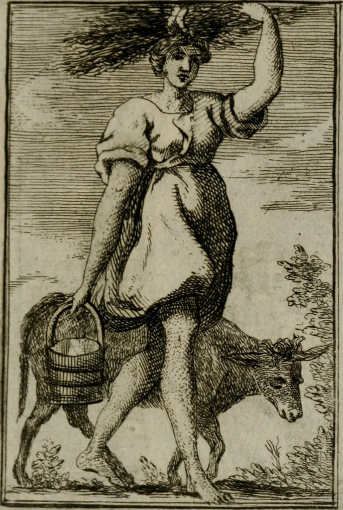 An illustration from Iconologie tirée de divers auteurs. Ouvrage utile aux gens de lettres, aux poëtes, aux artistes, & généralement à tous les amateurs des beaux-arts, 1766, leaf 234