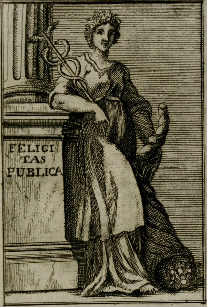 An illustration from Iconologie tirée de divers auteurs. Ouvrage utile aux gens de lettres, aux poëtes, aux artistes, & généralement à tous les amateurs des beaux-arts, 1766, leaf 238