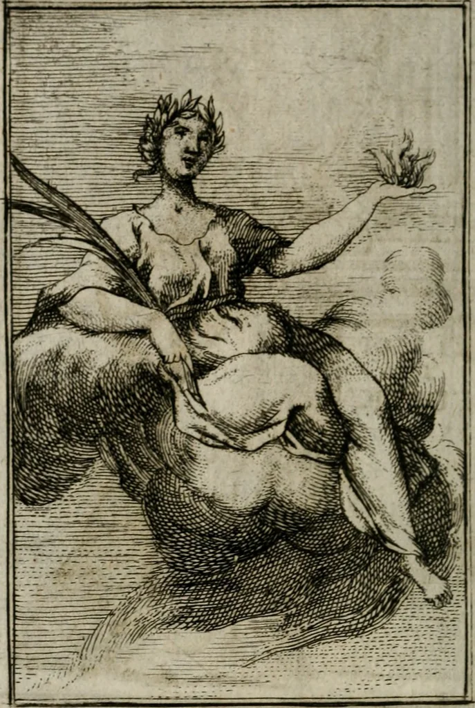 An illustration from Iconologie tirée de divers auteurs. Ouvrage utile aux gens de lettres, aux poëtes, aux artistes, & généralement à tous les amateurs des beaux-arts, 1766, leaf 239