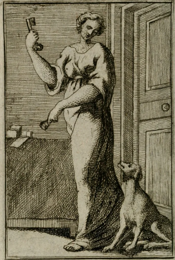 An illustration from Iconologie tirée de divers auteurs. Ouvrage utile aux gens de lettres, aux poëtes, aux artistes, & généralement à tous les amateurs des beaux-arts, 1766, leaf 245
