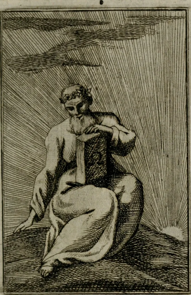 An illustration from Iconologie tirée de divers auteurs. Ouvrage utile aux gens de lettres, aux poëtes, aux artistes, & généralement à tous les amateurs des beaux-arts, 1766, leaf 246