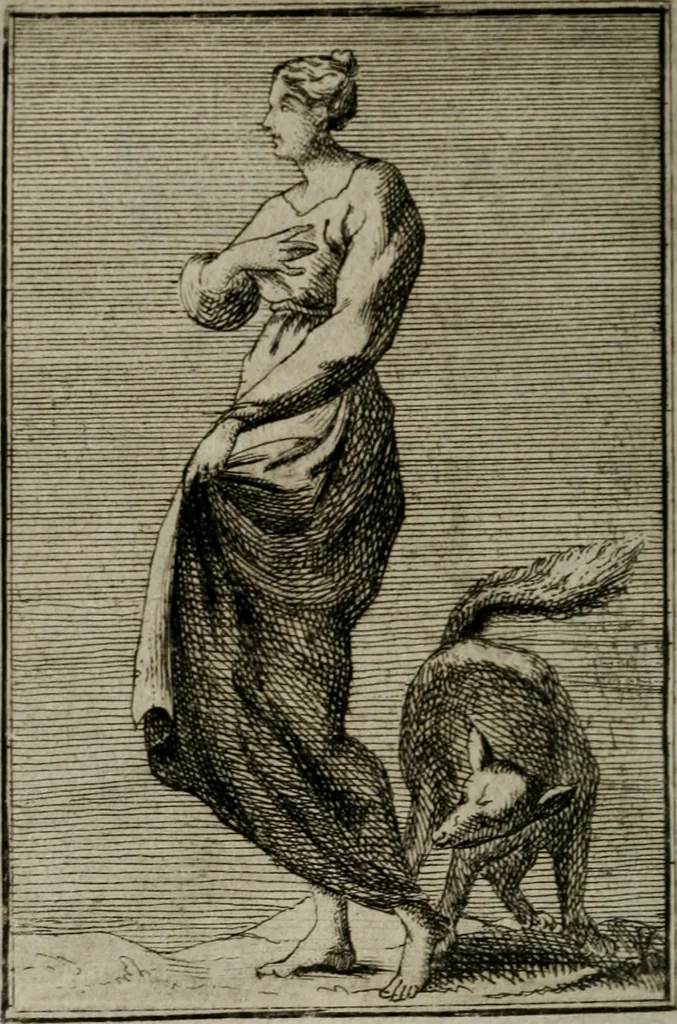 An illustration from Iconologie tirée de divers auteurs. Ouvrage utile aux gens de lettres, aux poëtes, aux artistes, & généralement à tous les amateurs des beaux-arts, 1766, leaf 247