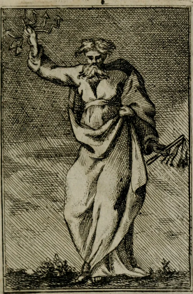 An illustration from Iconologie tirée de divers auteurs. Ouvrage utile aux gens de lettres, aux poëtes, aux artistes, & généralement à tous les amateurs des beaux-arts, 1766, leaf 248