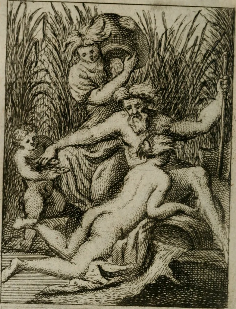 An illustration from Iconologie tirée de divers auteurs. Ouvrage utile aux gens de lettres, aux poëtes, aux artistes, & généralement à tous les amateurs des beaux-arts, 1766, leaf 249