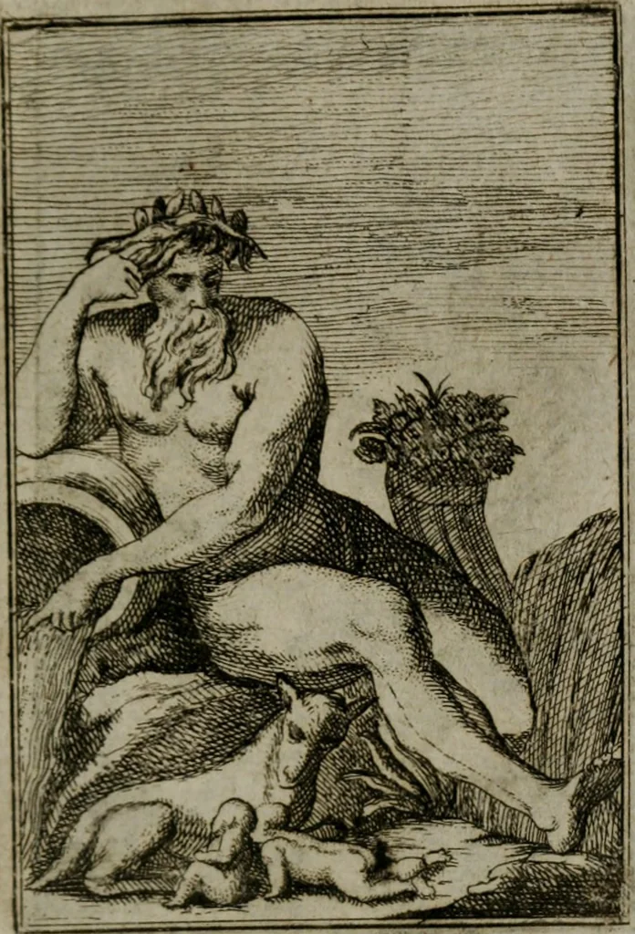An illustration from Iconologie tirée de divers auteurs. Ouvrage utile aux gens de lettres, aux poëtes, aux artistes, & généralement à tous les amateurs des beaux-arts, 1766, leaf 250