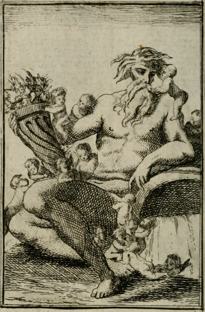 An illustration from Iconologie tirée de divers auteurs. Ouvrage utile aux gens de lettres, aux poëtes, aux artistes, & généralement à tous les amateurs des beaux-arts, 1766, leaf 251