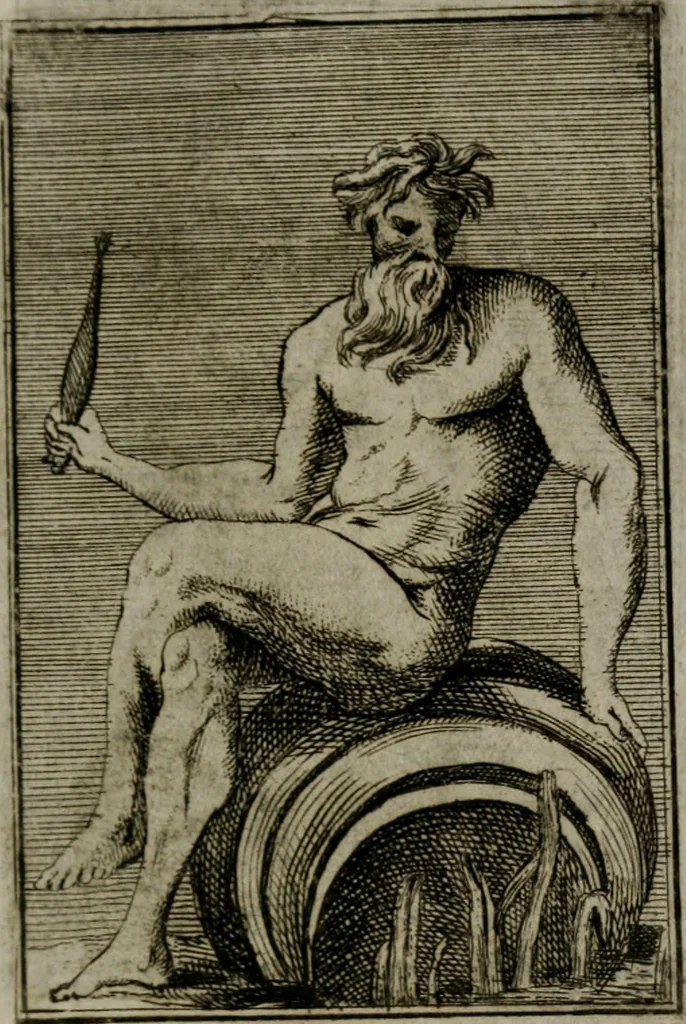 An illustration from Iconologie tirée de divers auteurs. Ouvrage utile aux gens de lettres, aux poëtes, aux artistes, & généralement à tous les amateurs des beaux-arts, 1766, leaf 254