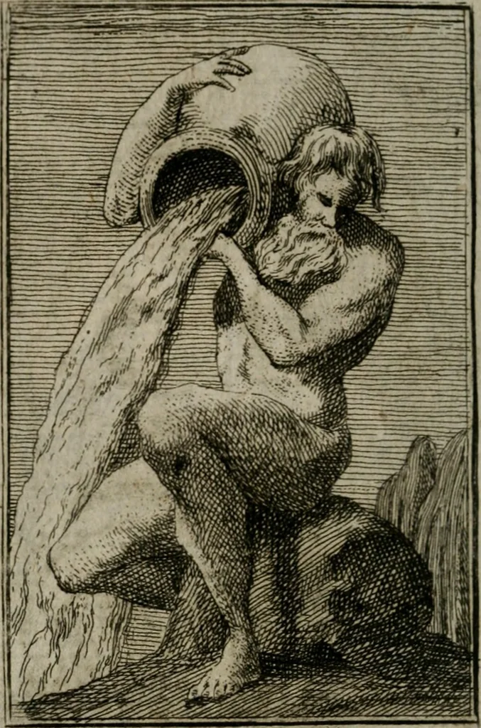 An illustration from Iconologie tirée de divers auteurs. Ouvrage utile aux gens de lettres, aux poëtes, aux artistes, & généralement à tous les amateurs des beaux-arts, 1766, leaf 255