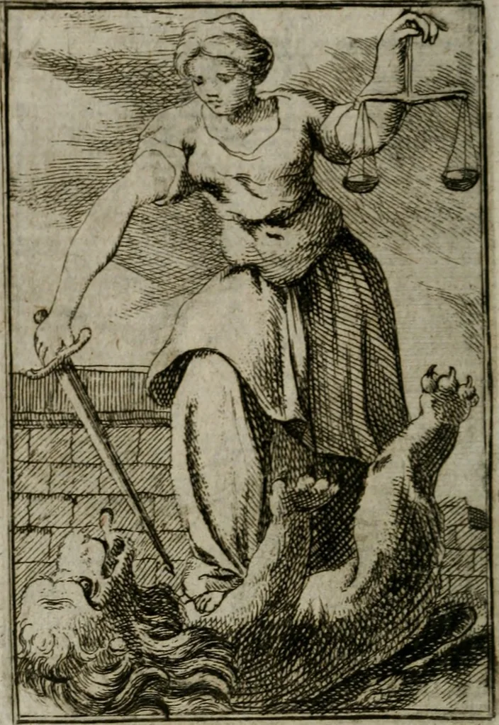 An illustration from Iconologie tirée de divers auteurs. Ouvrage utile aux gens de lettres, aux poëtes, aux artistes, & généralement à tous les amateurs des beaux-arts, 1766, leaf 261