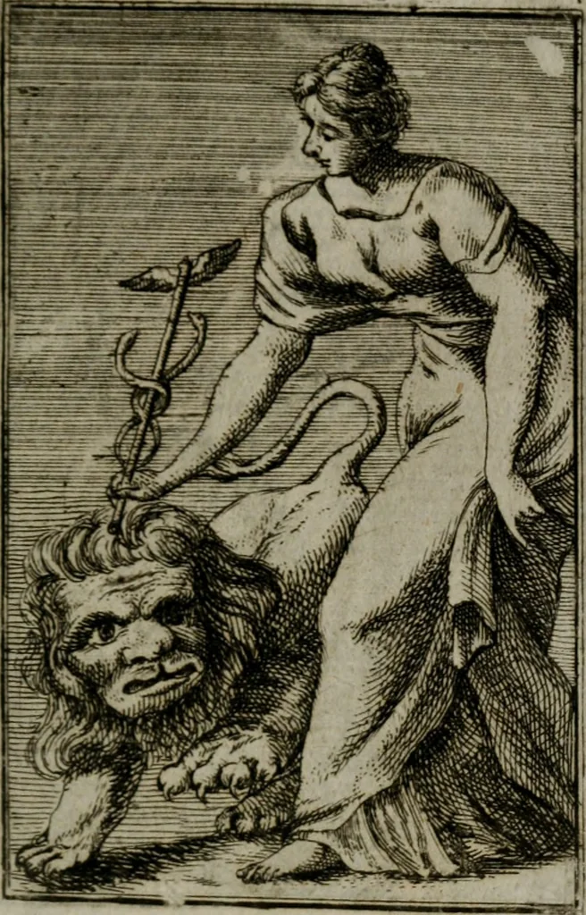 An illustration from Iconologie tirée de divers auteurs. Ouvrage utile aux gens de lettres, aux poëtes, aux artistes, & généralement à tous les amateurs des beaux-arts, 1766, leaf 262