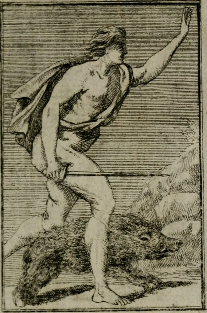 An illustration from Iconologie tirée de divers auteurs. Ouvrage utile aux gens de lettres, aux poëtes, aux artistes, & généralement à tous les amateurs des beaux-arts, 1766, leaf 264