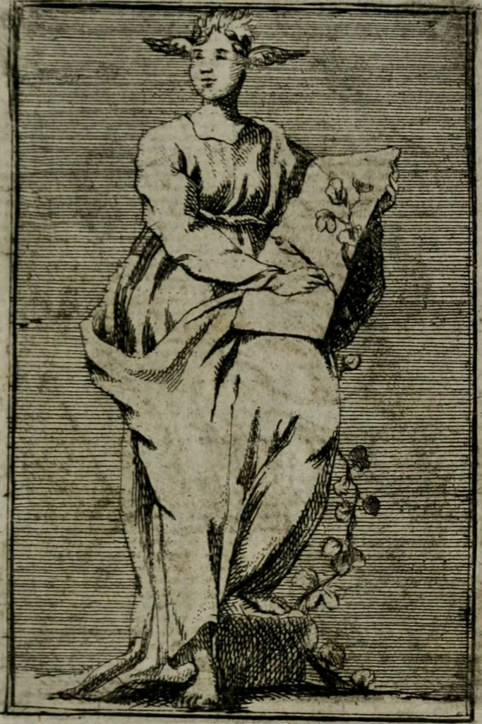 An illustration from Iconologie tirée de divers auteurs. Ouvrage utile aux gens de lettres, aux poëtes, aux artistes, & généralement à tous les amateurs des beaux-arts, 1766, leaf 270