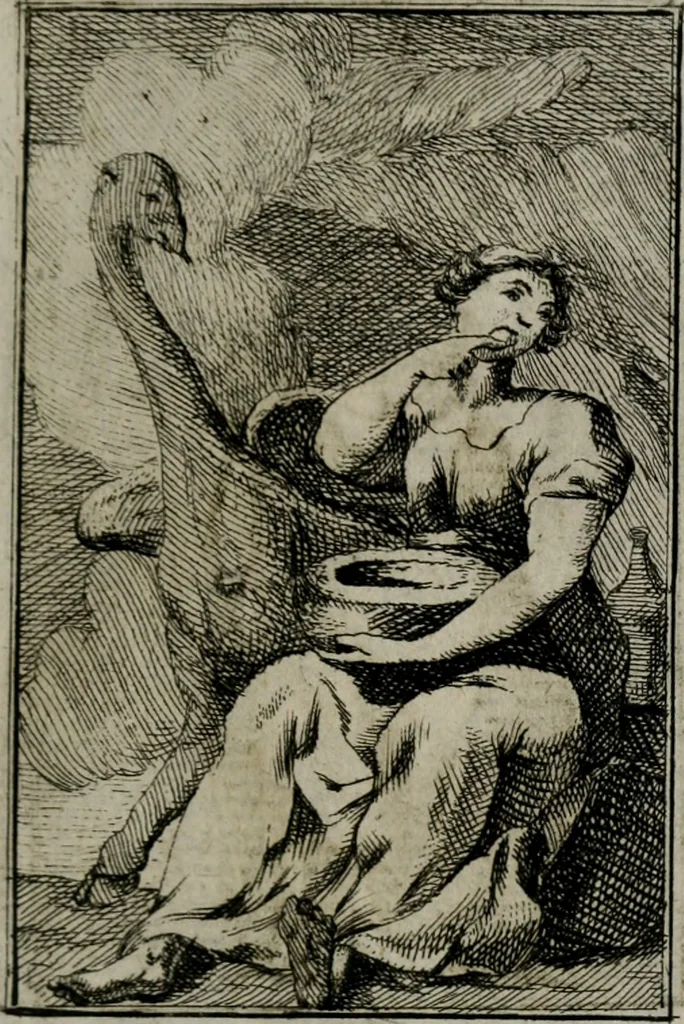 An illustration from Iconologie tirée de divers auteurs. Ouvrage utile aux gens de lettres, aux poëtes, aux artistes, & généralement à tous les amateurs des beaux-arts, 1766, leaf 282