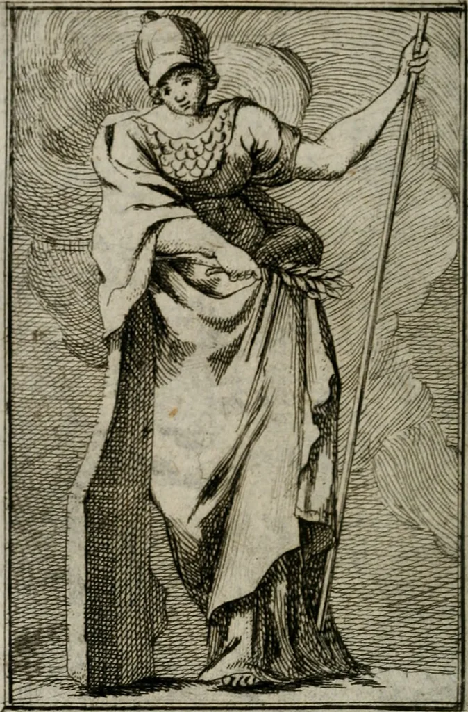 An illustration from Iconologie tirée de divers auteurs. Ouvrage utile aux gens de lettres, aux poëtes, aux artistes, & généralement à tous les amateurs des beaux-arts, 1766, leaf 283