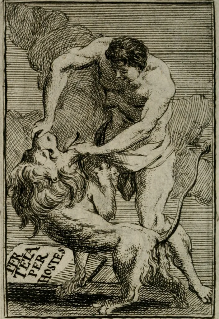 An illustration from Iconologie tirée de divers auteurs. Ouvrage utile aux gens de lettres, aux poëtes, aux artistes, & généralement à tous les amateurs des beaux-arts, 1766, leaf 287
