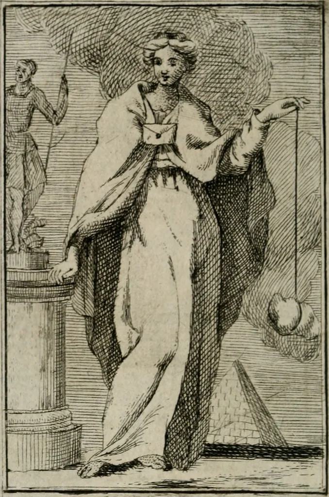 An illustration from Iconologie tirée de divers auteurs. Ouvrage utile aux gens de lettres, aux poëtes, aux artistes, & généralement à tous les amateurs des beaux-arts, 1766, leaf 289