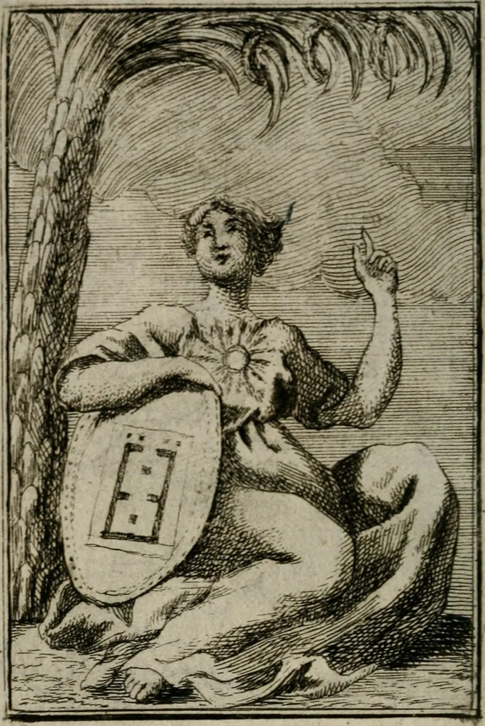 An illustration from Iconologie tirée de divers auteurs. Ouvrage utile aux gens de lettres, aux poëtes, aux artistes, & généralement à tous les amateurs des beaux-arts, 1766, leaf 291