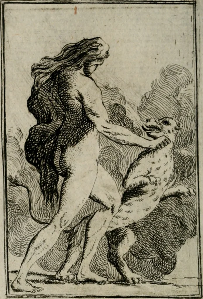 An illustration from Iconologie tirée de divers auteurs. Ouvrage utile aux gens de lettres, aux poëtes, aux artistes, & généralement à tous les amateurs des beaux-arts, 1766, leaf 293