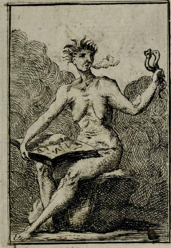 An illustration from Iconologie tirée de divers auteurs. Ouvrage utile aux gens de lettres, aux poëtes, aux artistes, & généralement à tous les amateurs des beaux-arts, 1766, leaf 294