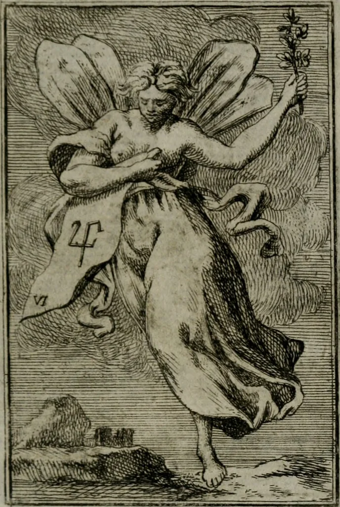An illustration from Iconologie tirée de divers auteurs. Ouvrage utile aux gens de lettres, aux poëtes, aux artistes, & généralement à tous les amateurs des beaux-arts, 1766, leaf 300