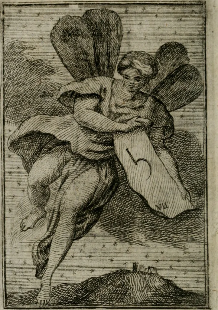 An illustration from Iconologie tirée de divers auteurs. Ouvrage utile aux gens de lettres, aux poëtes, aux artistes, & généralement à tous les amateurs des beaux-arts, 1766, leaf 313
