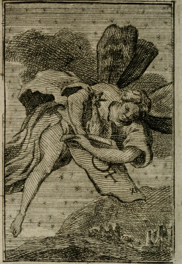 An illustration from Iconologie tirée de divers auteurs. Ouvrage utile aux gens de lettres, aux poëtes, aux artistes, & généralement à tous les amateurs des beaux-arts, 1766, leaf 317