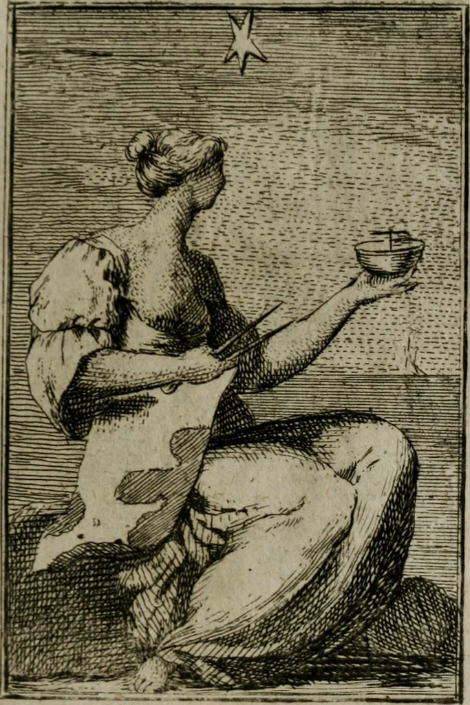 An illustration from Iconologie tirée de divers auteurs. Ouvrage utile aux gens de lettres, aux poëtes, aux artistes, & généralement à tous les amateurs des beaux-arts, 1766, leaf 328