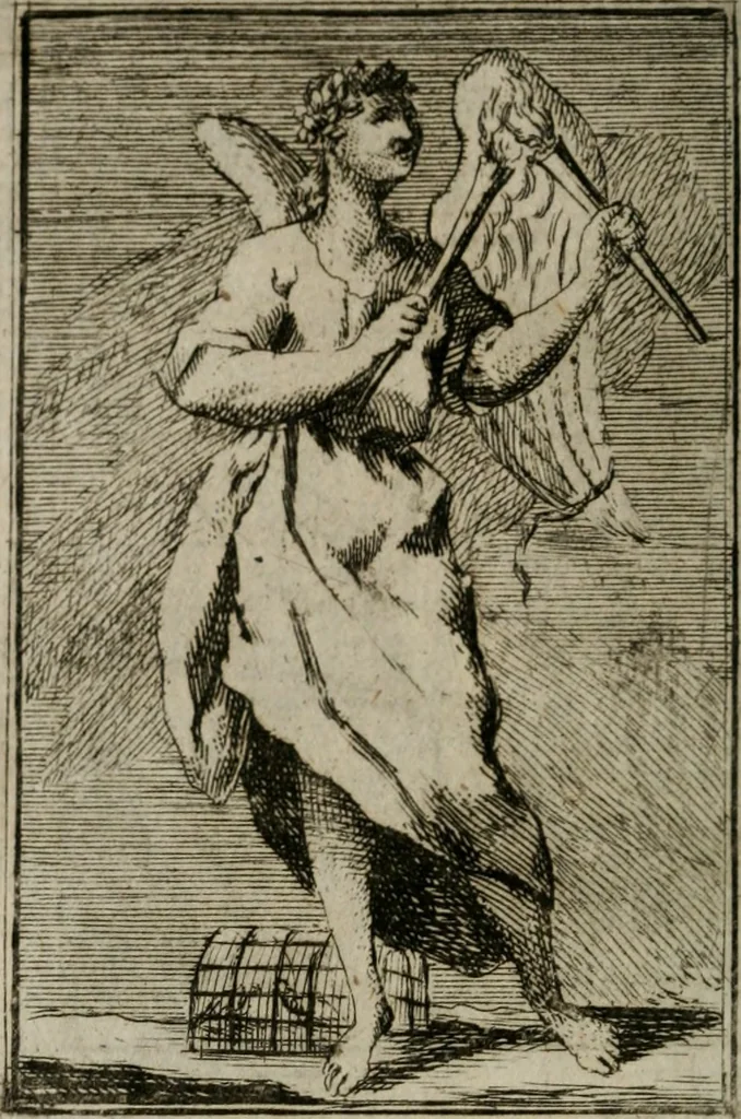 An illustration from Iconologie tirée de divers auteurs. Ouvrage utile aux gens de lettres, aux poëtes, aux artistes, & généralement à tous les amateurs des beaux-arts, 1766, leaf 329