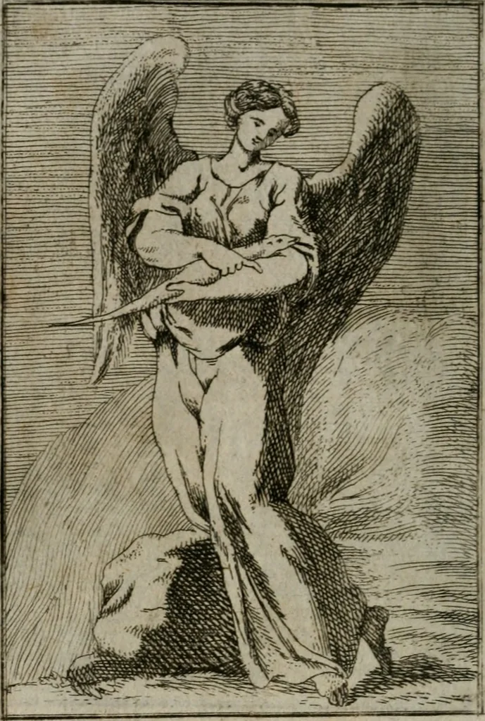 An illustration from Iconologie tirée de divers auteurs. Ouvrage utile aux gens de lettres, aux poëtes, aux artistes, & généralement à tous les amateurs des beaux-arts, 1766, leaf 33
