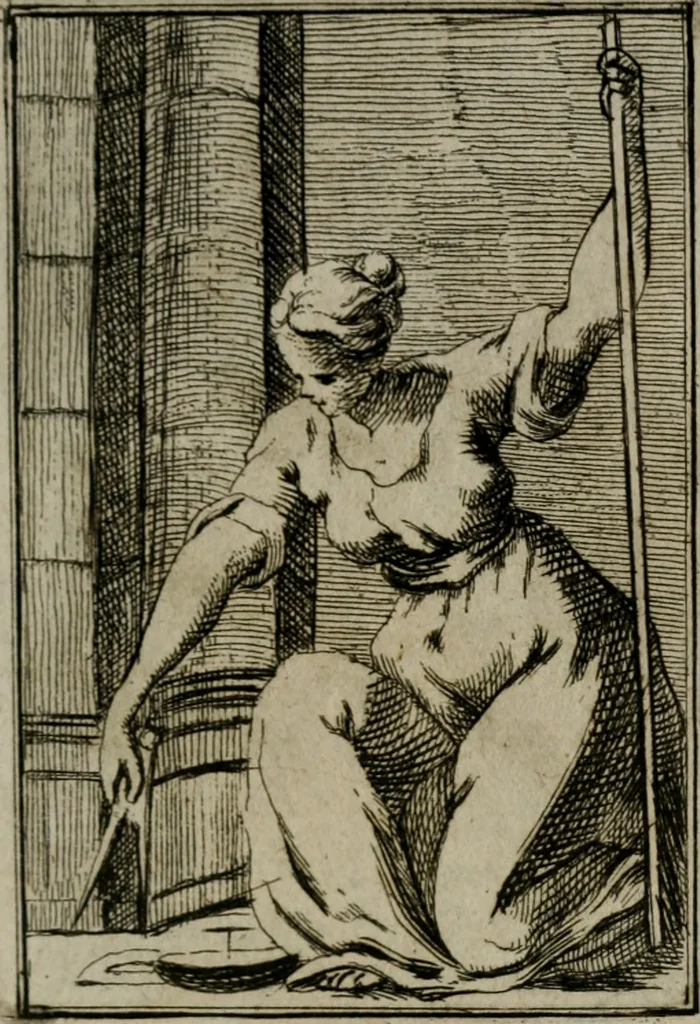 An illustration from Iconologie tirée de divers auteurs. Ouvrage utile aux gens de lettres, aux poëtes, aux artistes, & généralement à tous les amateurs des beaux-arts, 1766, leaf 332