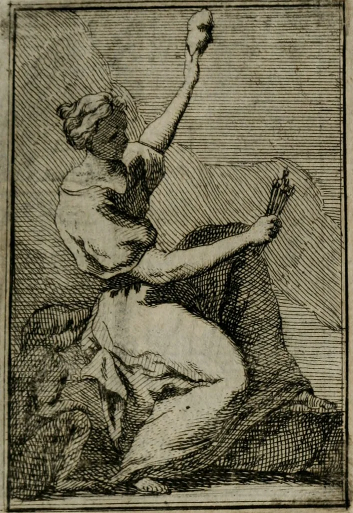 An illustration from Iconologie tirée de divers auteurs. Ouvrage utile aux gens de lettres, aux poëtes, aux artistes, & généralement à tous les amateurs des beaux-arts, 1766, leaf 338
