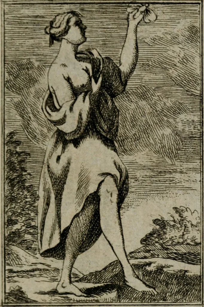 An illustration from Iconologie tirée de divers auteurs. Ouvrage utile aux gens de lettres, aux poëtes, aux artistes, & généralement à tous les amateurs des beaux-arts, 1766, leaf 346