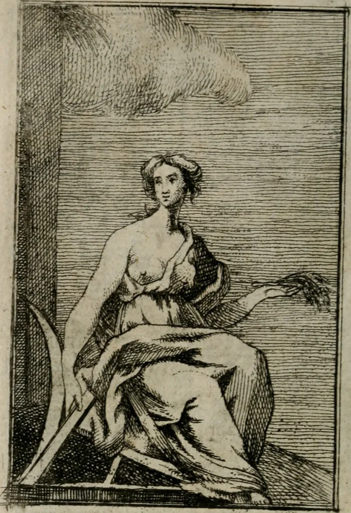 An illustration from Iconologie tirée de divers auteurs. Ouvrage utile aux gens de lettres, aux poëtes, aux artistes, & généralement à tous les amateurs des beaux-arts, 1766, leaf 35